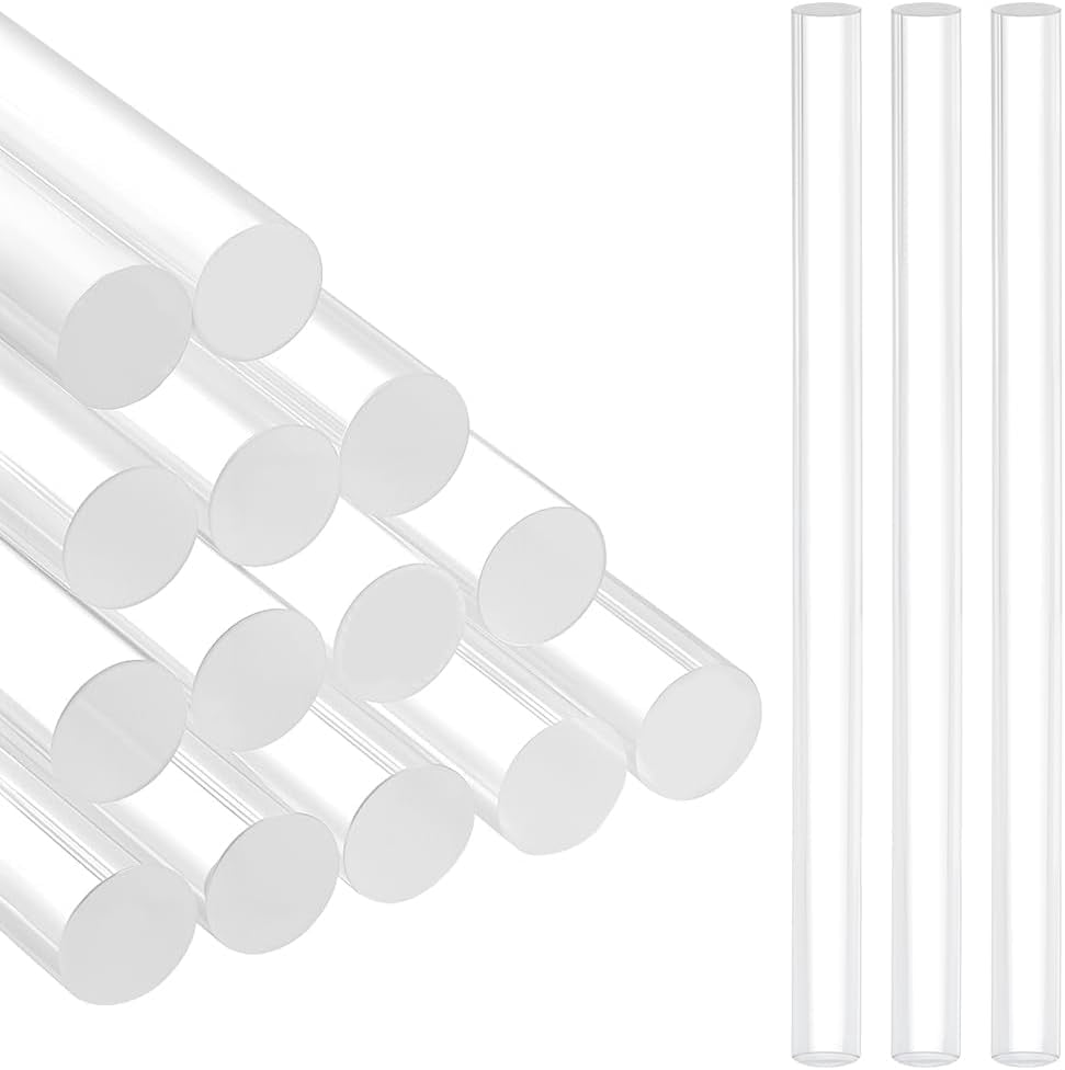 Acrylic Dowel Rods Round Acrylic Craft Sticks for Lollipop Cake Topper ...