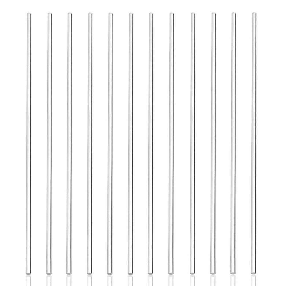 Acrylic Dowel Rods for DIY Crafts,Acrylic Lollipop Cake Pops Sticks,Round Round Dowels Rhythm Sticks
