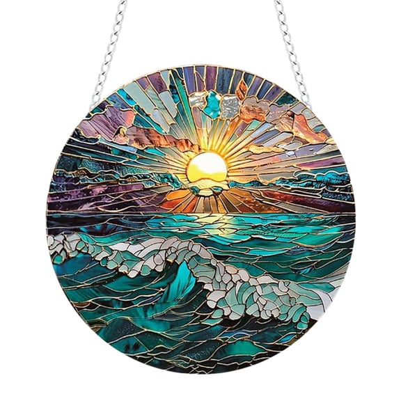 Acrylic Dragon Family Art Hanging Decorations Colorful Laser Cut Pendants for Room Wall Window Party Decor Fantasy Themed Ornaments Creative Gift Idea