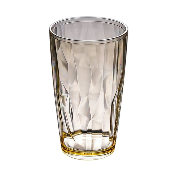Acrylic Drinking Glasses 490ml Shatterproof Water Tumblers Unbreakable Reusable Beer Champagne Cup Dishwasher Safe