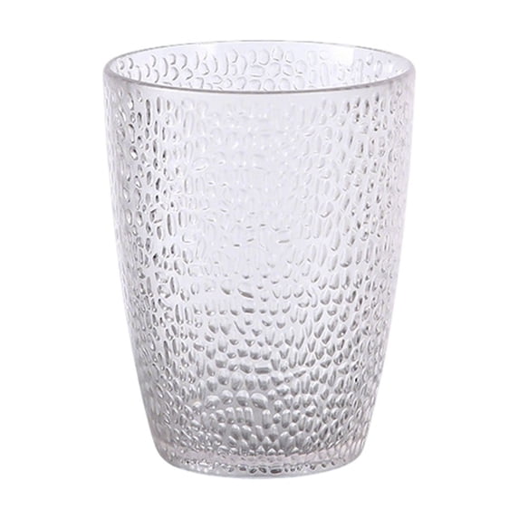 Acrylic Drinking Glasses, Unbreakable Tumblers Stackable & Dishwasher Safe, Clear Reusable Water Cups for Home, Restaurant, Outdoor, Party, Daily Use, 3.07"x4.49"x2.2", C