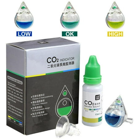 Acrylic Drop Checker with 15ml Co2 Checker Solution The Most Monitoring of Planted Tank Co2 Levels