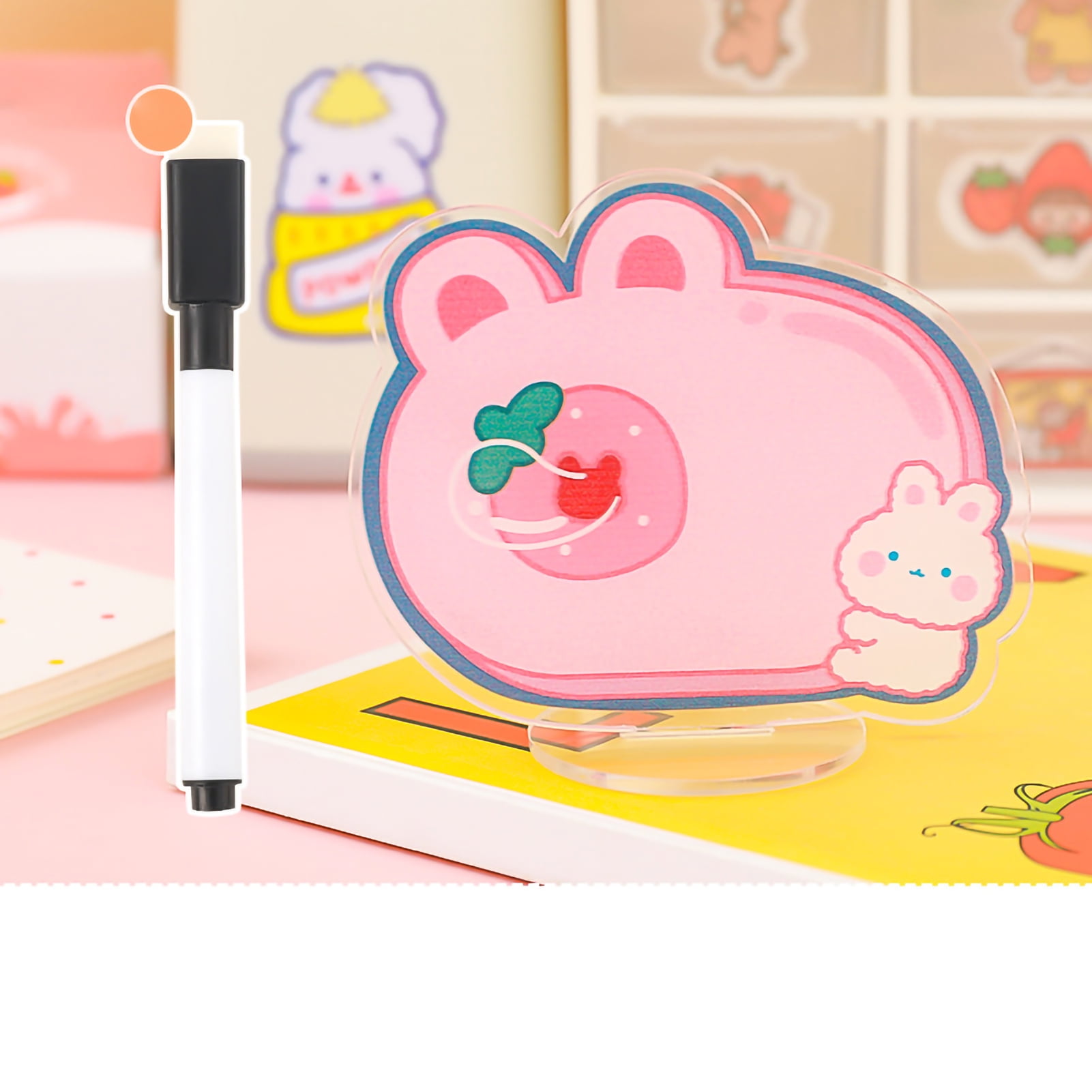 Acrylic Dry Erase Board Cute Acrylic Message Board Erasable Reusable