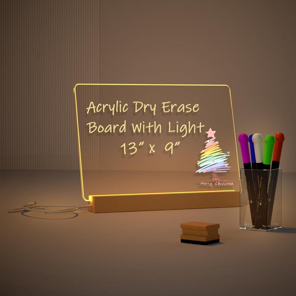 Led Light Up Stand Note Board for Personal Creative Ideas