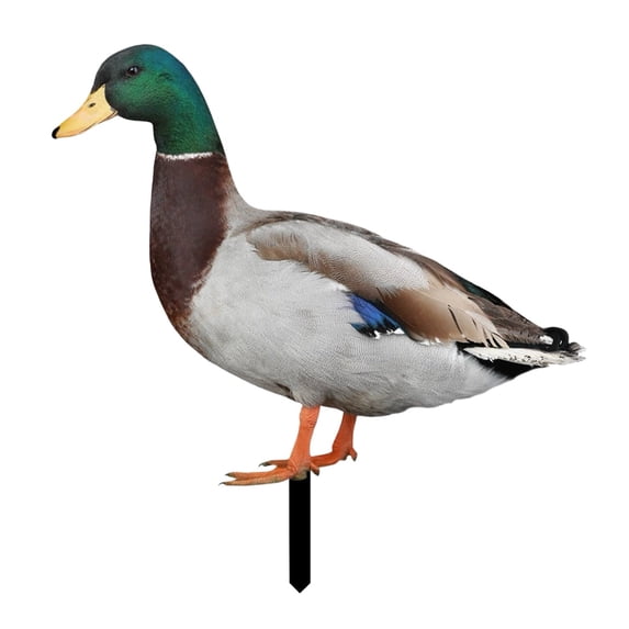Acrylic Duck Yard Ornaments - Double-Sided Garden Stake Decorations, Ground Insert Animal Sculpture Statue for Lawn, Patio, Farmhouse Outdoor Yard Art & Garden Decor