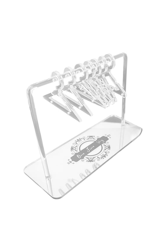 Acrylic Earring Hanger Rack Holder Organizer Display Stand for Necklace Clear