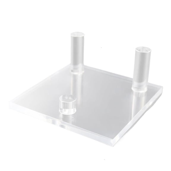 Acrylic Easel Stand for Geode Slices and Glass Art Display Fossils Coral Holder