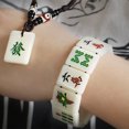 thumbnail image 1 of Acrylic Elastic String Mahjong Bracelet, 1 of 2