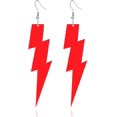 thumbnail image 1 of Acrylic Exaggerated Lightning Earrings Statement Punk Retro Geometric Delicate Neon Personalized Earrings Accessory Jewelry for Women, 1 of 7