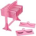 thumbnail image 1 of Acrylic Eyelash Display Holder False Eyelash Display Rack with 10 Hangers Try On Case Lashes Display Board False, 1 of 9