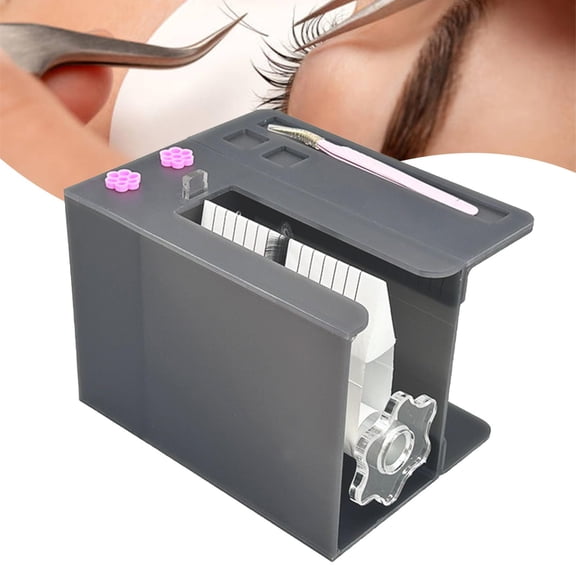 Acrylic Eyelash Flowering Machine,Lash Fan Maker-Quick Fan Opening,Eyelash Root Splitter,Eyelash Fan Making Tool,Lash Extension Auxiliary Device With Glue Cup & Extension Bracket