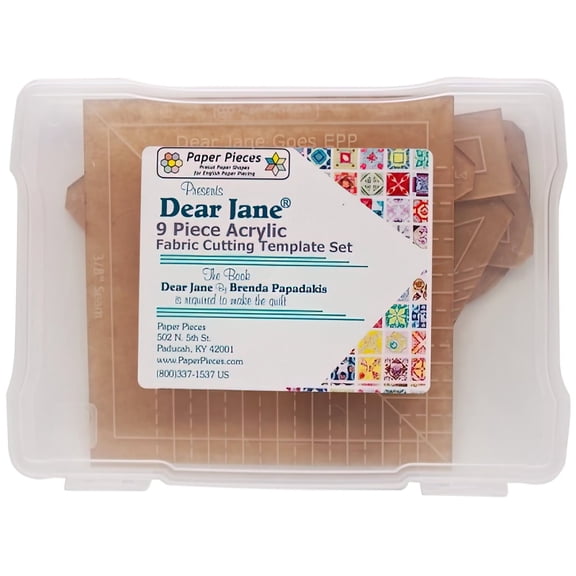 Acrylic Fabric Cutting Template for Dear Jane Project 9pc