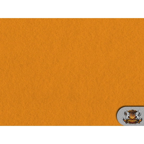 Acrylic Felt Fabric DARK MANGO / 72" W / Sold by the yard