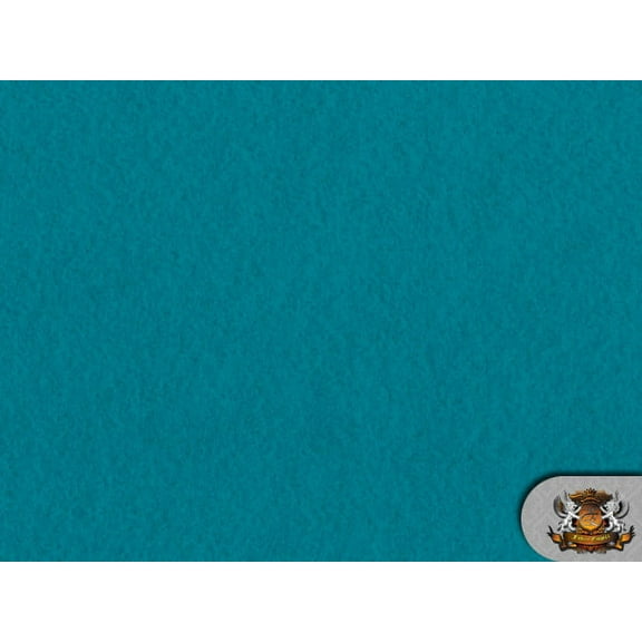 Acrylic Felt Fabric DARK TURQUOISE / 72" W / Sold by the yard