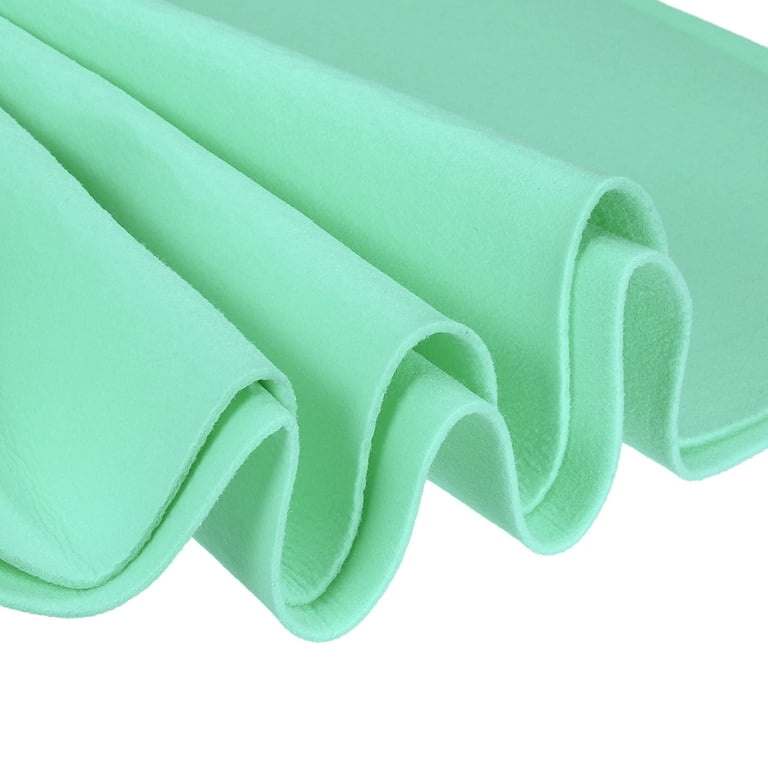 Acrylic Felt Fabric Sheets Fiber Sheets Light Blue-Green 39x39 Inch 3mm  Thick