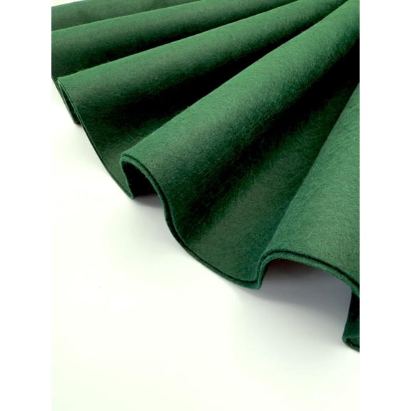 - Acrylic Felt Fabric by The Yard - Soft and Durable 72" Wide & 1.6mm Thick Felt Sheets for DIY Crafts, Sewing, Upholstery, Cushion, Padding, Costumes(Hunter Green, 1 Yard)