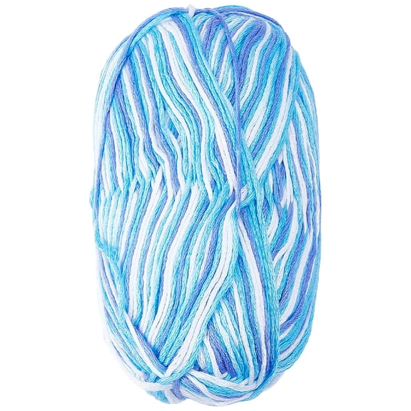 Acrylic Fiber Sewing Thread Gradient Color Blue 3mm about 218.72 Yards(200m)/Roll