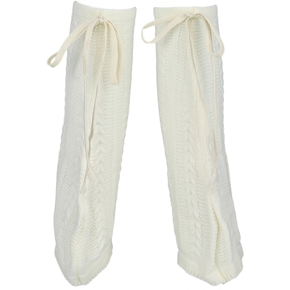 Acrylic Fibers Socks for Women Floral White 383x190x18mm