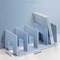 thumbnail image 1 of Acrylic File Sorter Purse/Handbag Organizer Clutch Divider Kitchen Under Sink Organizer Pot Rack Bottle Rack (12.6 x 5.7 x 5.1 inch, Blue), 1 of 9
