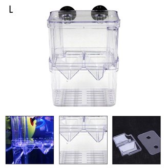breeding nets for baby fish BMIROAMDFE Large Breeder Net with Suction Cups Nylon Mesh Fish Fry Hatchery Breeder Isolation Box Separation Net Plants/Shrimp on Aquarium Tank : Pet Supplies environmentally friendly ABS 2 Fish Baby Net