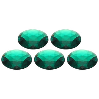 Lanstics 5000Pcs Green Rhinestones for Craft SS12 3mm Emerald Flatback  Rhinestones Gem Stones Round Resin Glitter Rinestones for Nails Art Makeup