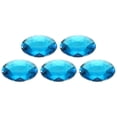 thumbnail image 1 of Acrylic Flat Back Rhinestones 5 Pcs 2 Inch Round Artificial Gemstone Craft Bead Jewelry Making Lake Blue, 1 of 6
