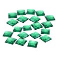 thumbnail image 1 of Acrylic Flat Back Rhinestones Square Artificial Gemstone for Crafts Jewelry Making Deep Green, 1 of 5