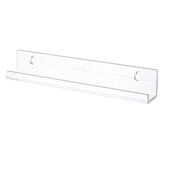 Acrylic Floating Shelf Wall Mounted Display Holder, Easy Installation Book Photo Display Rack for Kitchen Bathroom, Multi-Purpose Wall Organizer for Home Storage And Decoration