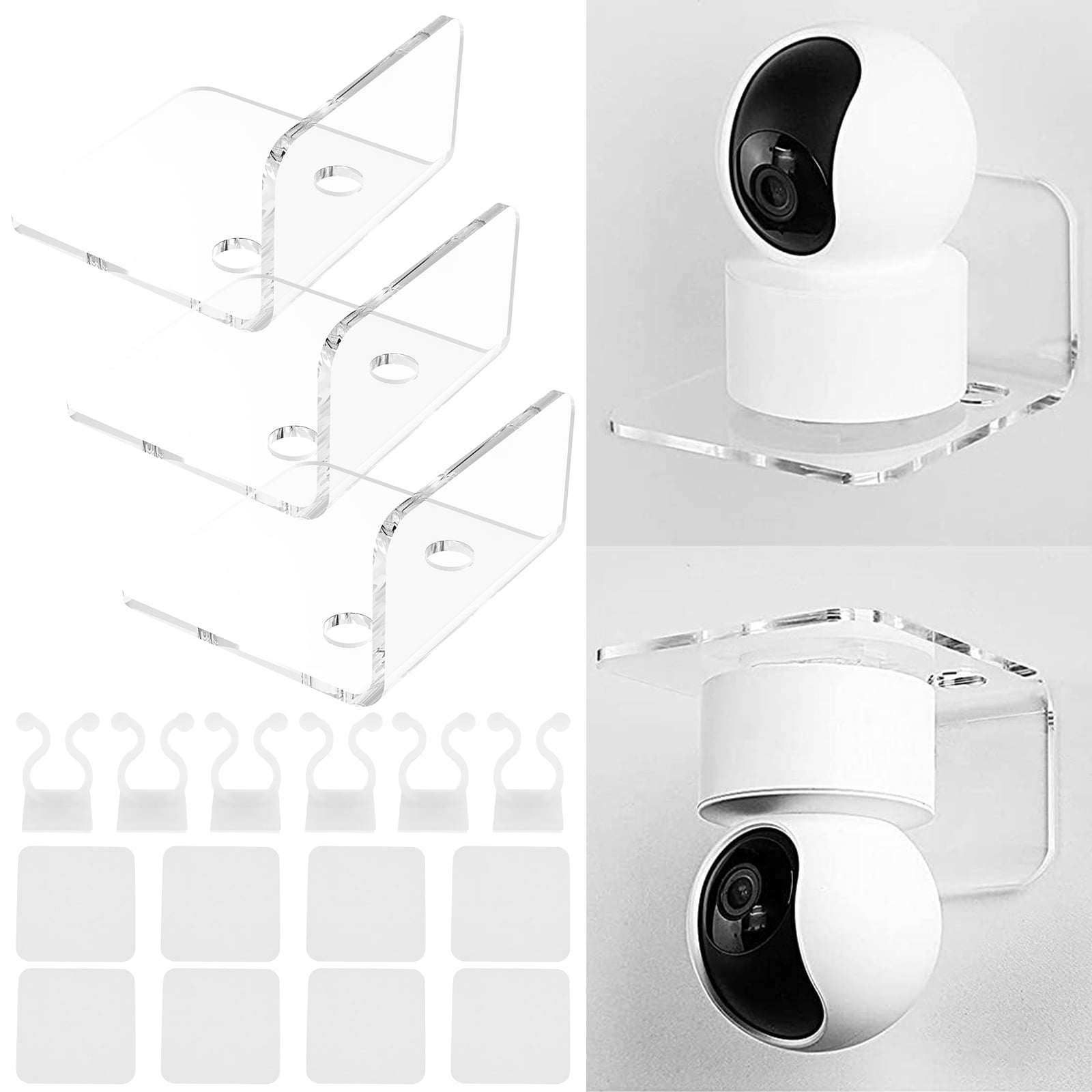 Acrylic Floating Shelves,Pcs Small Floating Shelf for Wall,Wall Mounted