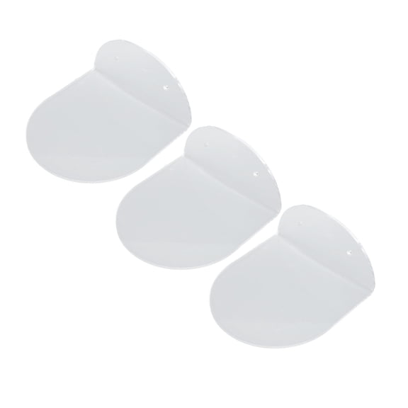 Acrylic Floating Shelves, Wall Mount for Speakers, Cameras Décor, 3 Pack