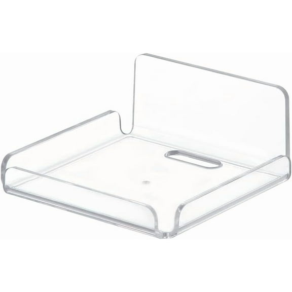 Acrylic Floating Small Wall Shelves,Mini Wall Mounted Hanging Display Shelves, Universal Adhesive Shelf Easy to Install No Drill,for Security Cameras, Baby Monitors, Smart Speaker (1pcs)