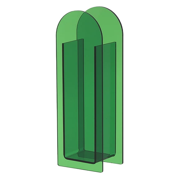 Acrylic Flower Vase 8 66 Inch Modern Clear Arch Vase Decorative Flower Vase For Home Living Room Table Centerpiece And Office Decor