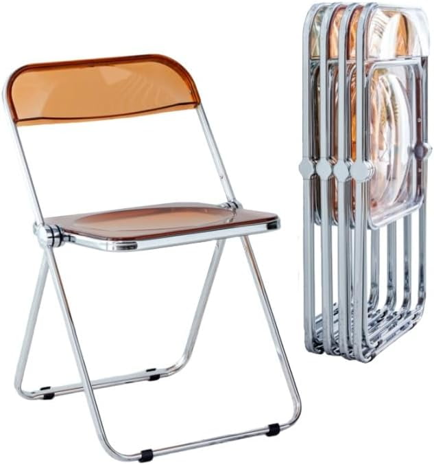 Clear Resin Folding Chair: Stylish Durable Seating