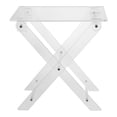 thumbnail image 1 of Acrylic Folding Computer Table, Freestanding Transparent Side Table, Multifunctional Laptop Desk for Living Room, Bed Room, 1 of 10