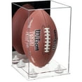 thumbnail image 1 of Acrylic Football Display Case Vertical with Mirror, White Risers and Clear Base (A060-WR), 1 of 2