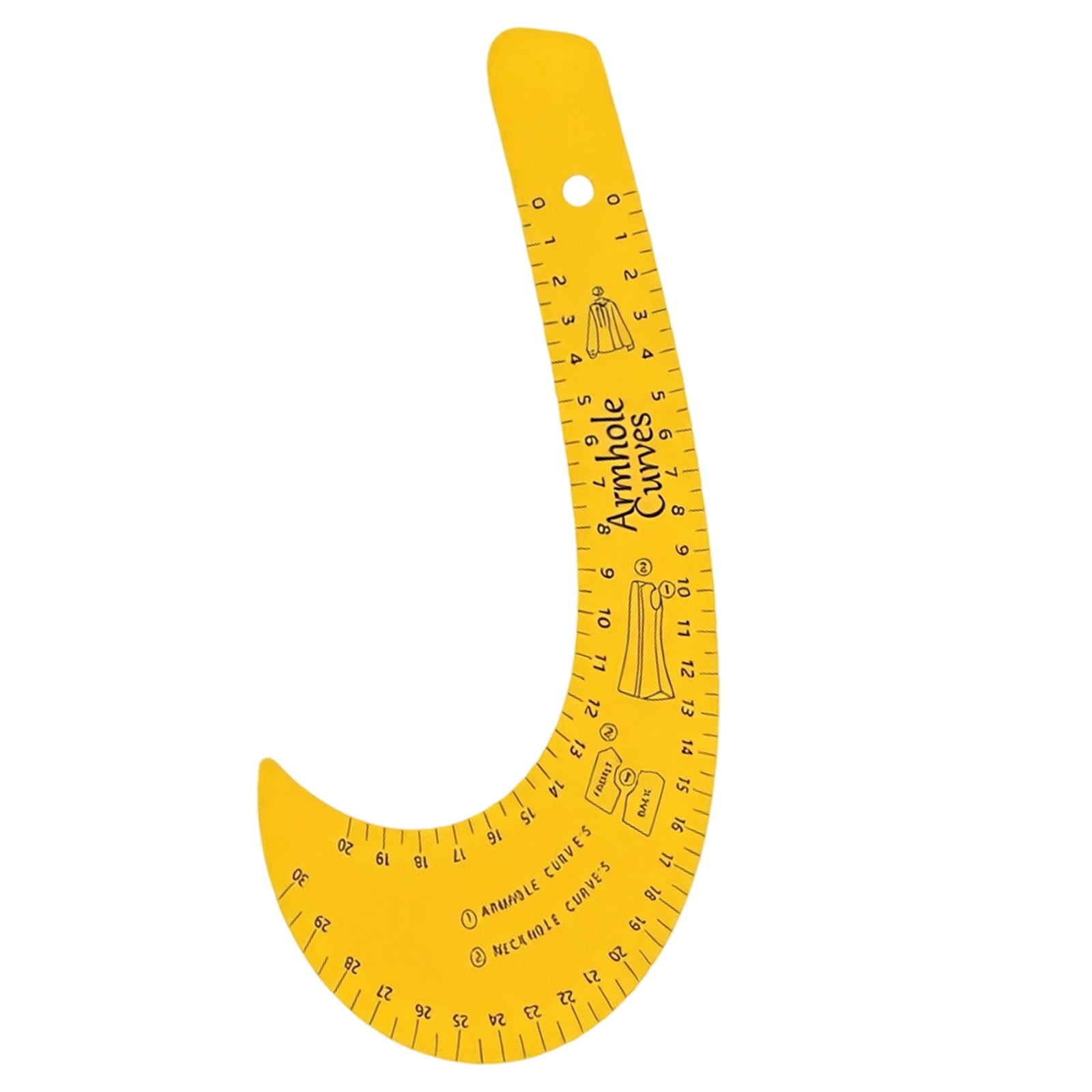 Acrylic French Curved Ruler For Sewing Pattern Making With Clear ...