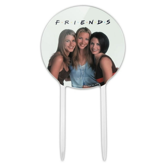 Acrylic Friends The Girls Cake Topper Party Decoration for Wedding Anniversary Birthday Graduation