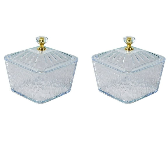 Acrylic Fruit Tray with Lid, Compartment Snack Plate for Coffee Table, Wedding Party Serving Platter, Transparent Modern Design Clear1