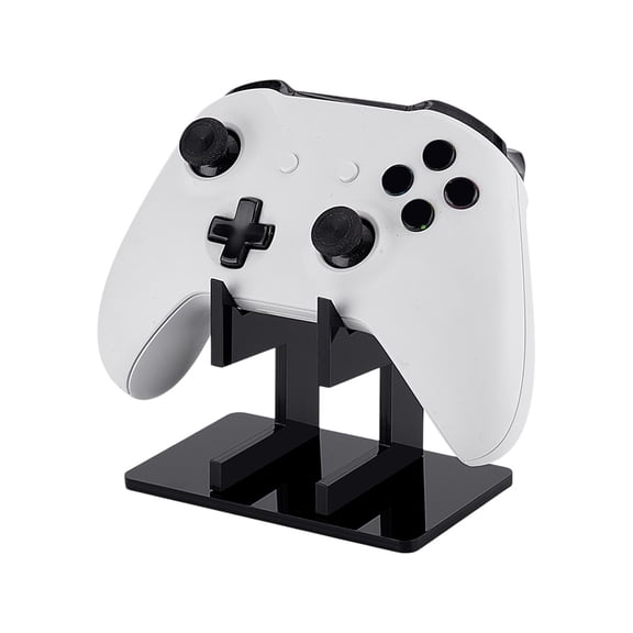 Acrylic Game Controller Display Stand Holders Controllers Desktop Organizer Stands Black 10.95x6.9x8.3cm