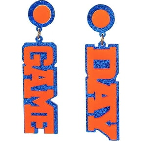 Acrylic Game Day Earrings Dangle Football Team Sports Fan Earrings For Women[Z8067]