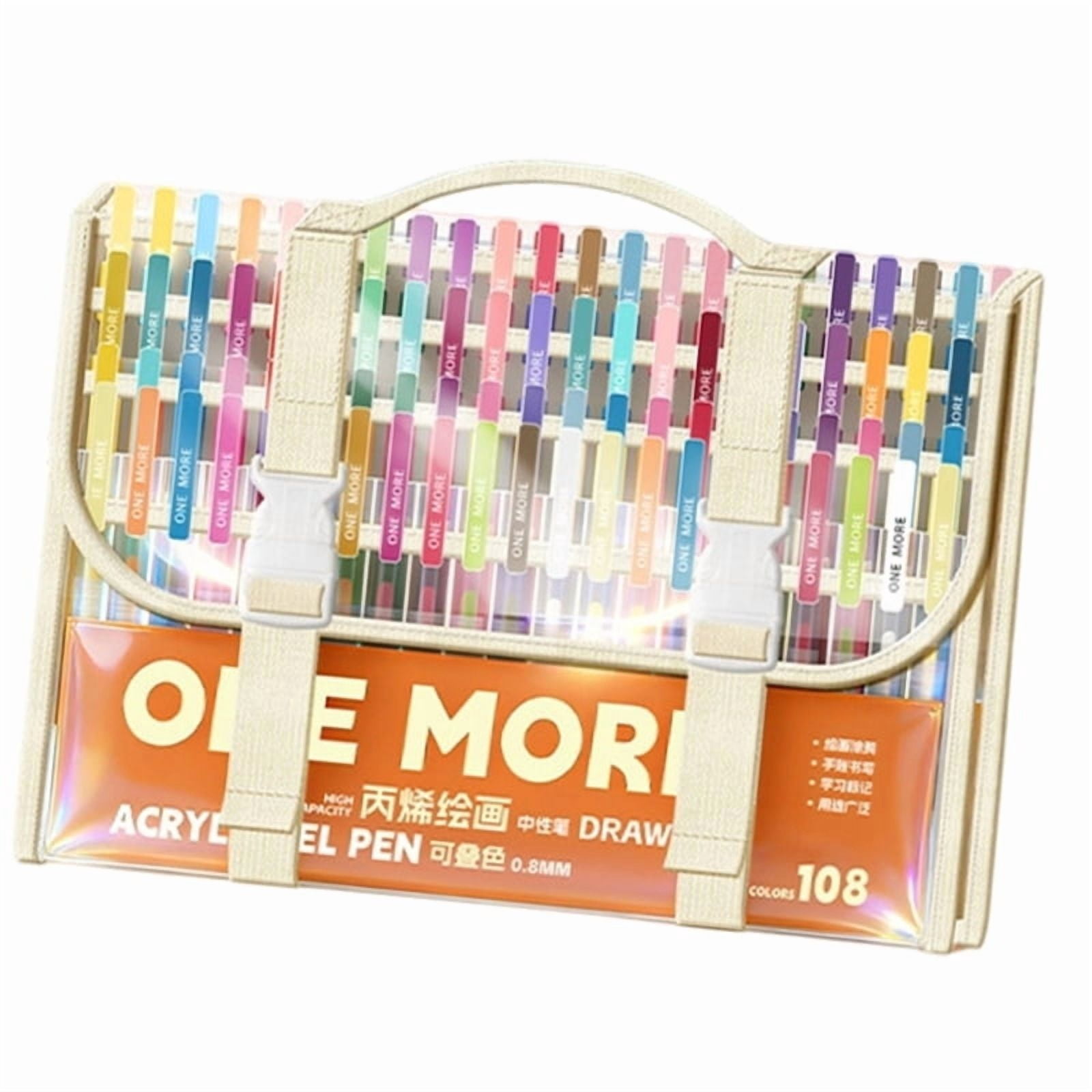 Acrylic Gel Inks Pen 0.8MM Colorful Retractable Gel Pen For Artist Student Travel Journaling Sketching Art Drawing
