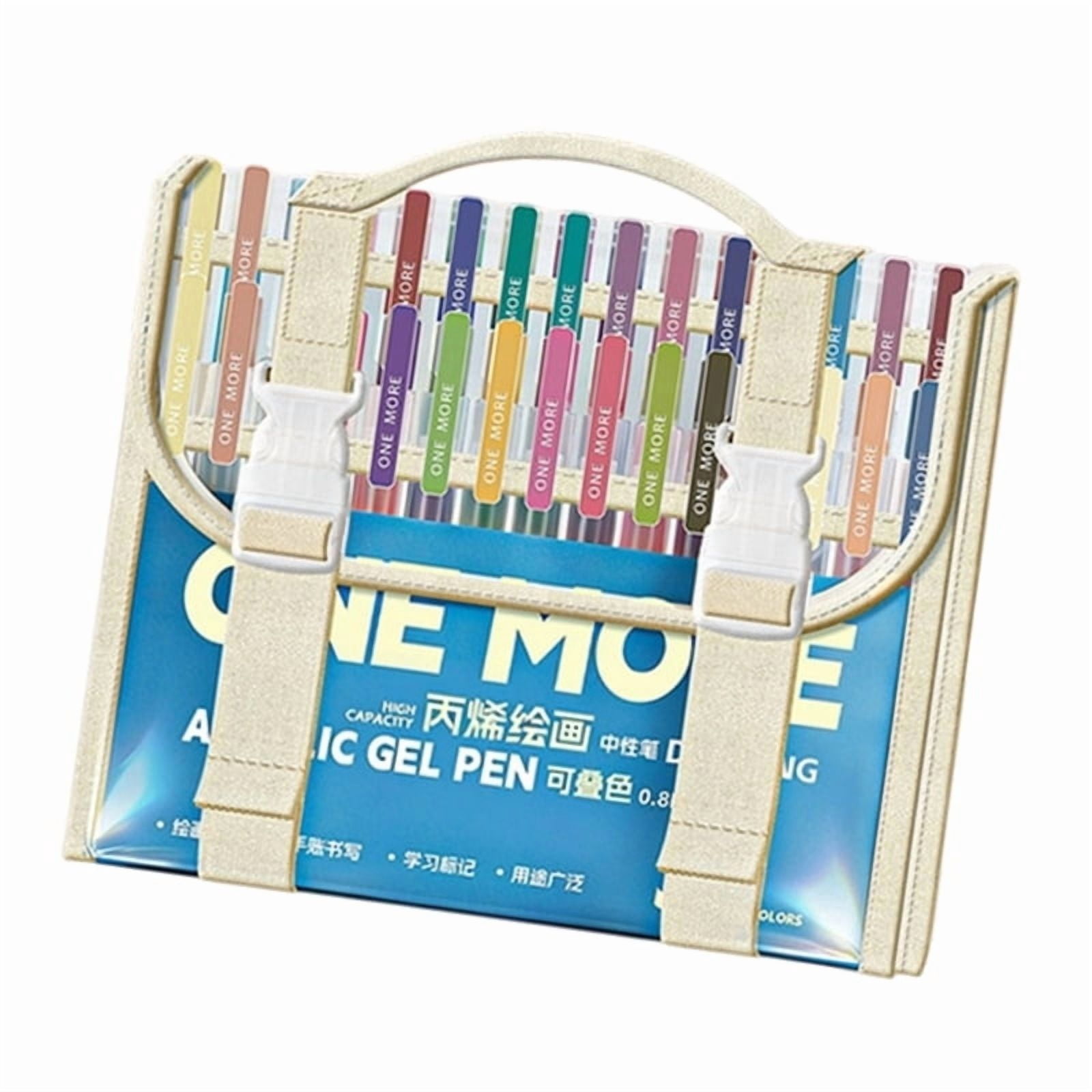 Acrylic Gel Inks Pen 0.8MM Colorful Retractable Gel Pen For Artist Student Travel Journaling Sketching Art Drawing