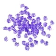 thumbnail image 1 of Acrylic Gems Verdsylv 50Pcs Acrylic Gems for Vase Fillers - Transparent Ice Plastic Stones for Centerpieces - Suitable for Wedding Table Scatter - Sparkling & Reusable, Vase Filler Stones, Purple, 1 of 6