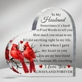 thumbnail image 1 of Acrylic Gifts for Women Men Couple Wedding Gifts Happy Anniversary Christmas Gifts Inspiring Anniversary Keepsake Presents Gifts for Her Him Anniversary Presents for Couple Gifts, 1 of 1