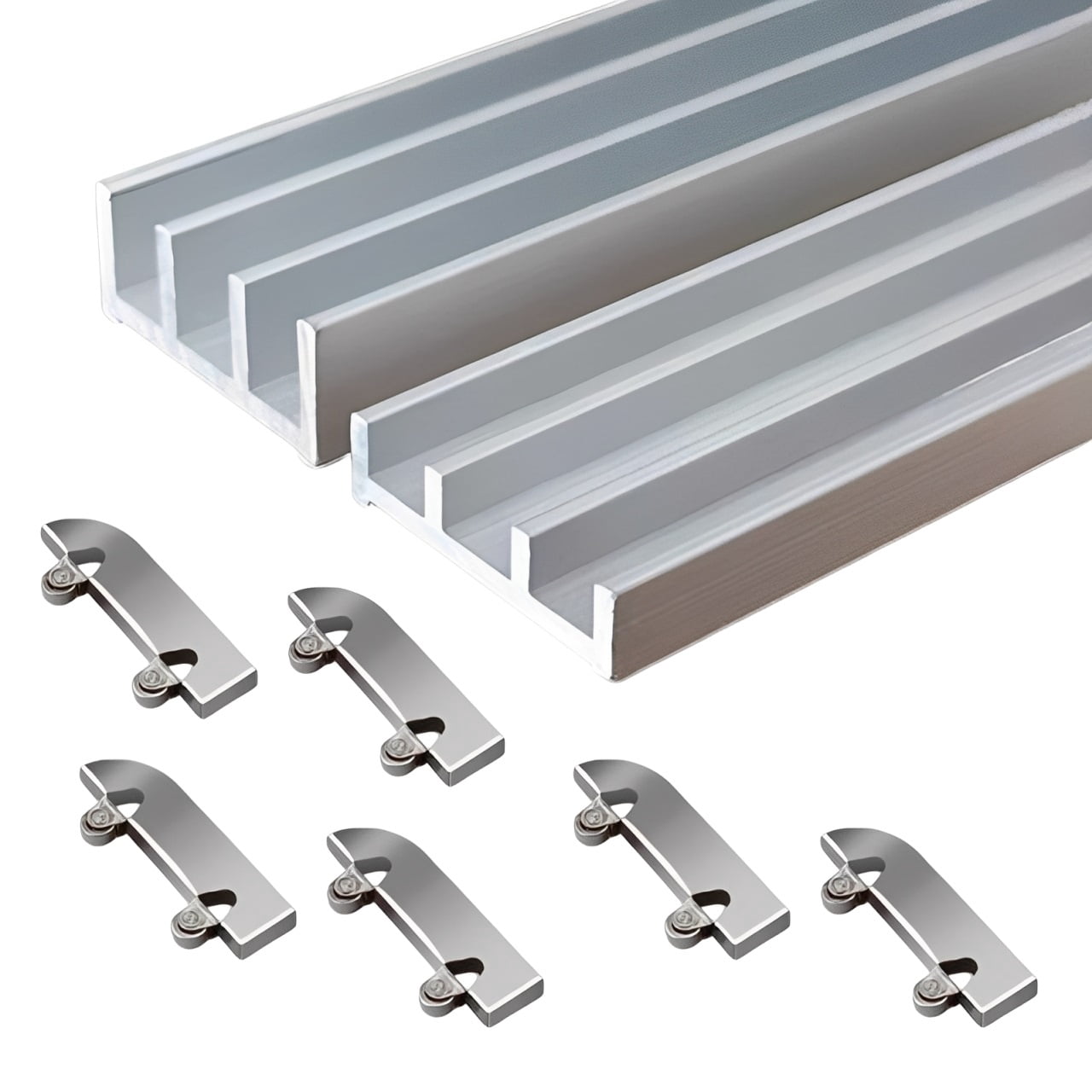 Acrylic Glass Sliding Door Track,5mm Thickened Glass Display Cabinet ...