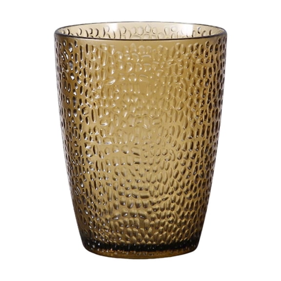 Acrylic Glass Transparent PC Restaurant Juice Drink Water Glass Home Fall Proof Coffee Cups Mugs Textured Ceramic Kitchen Set Up Barrel