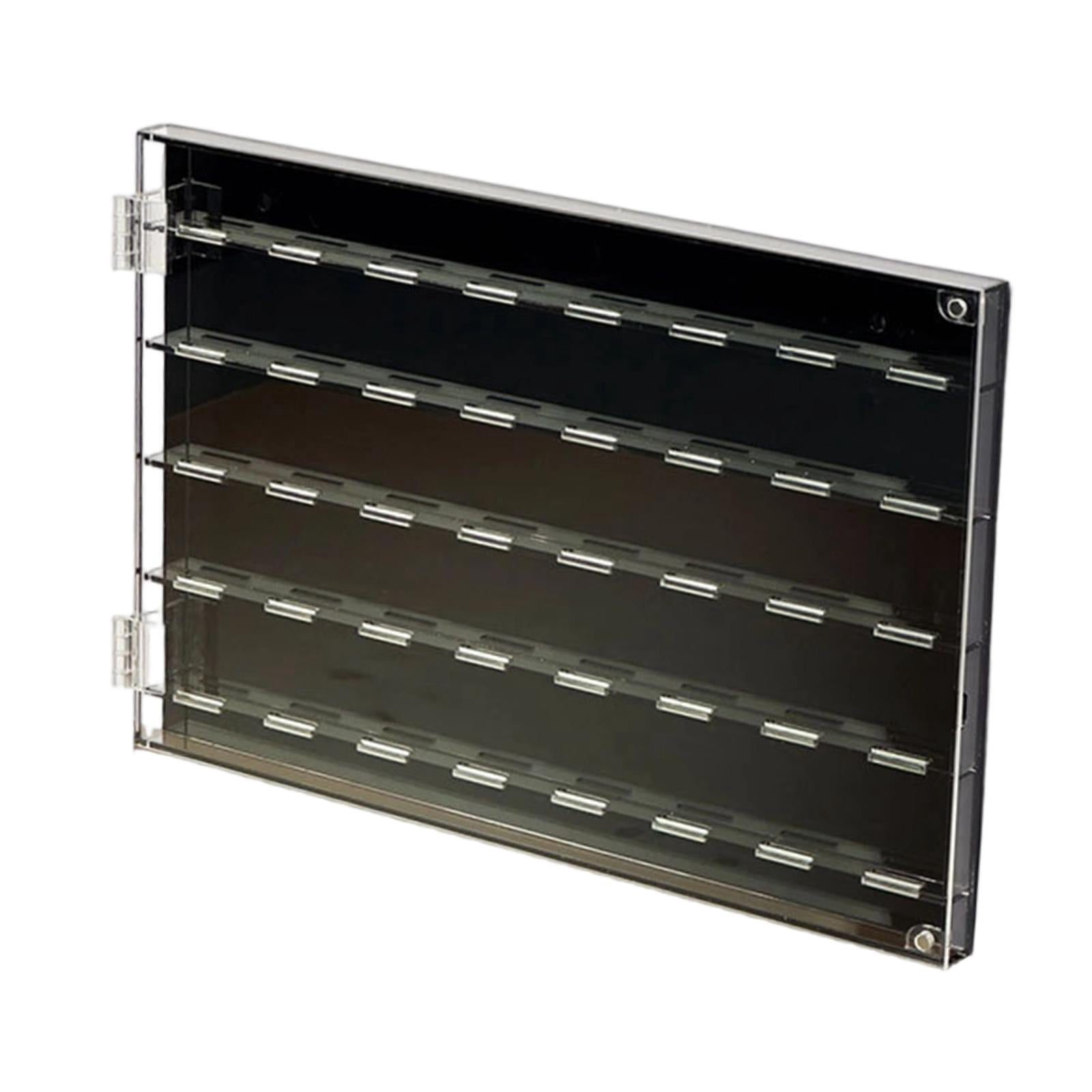 Acrylic Guitar Pick Holder Display Storage Box Transparent Slim Profile Dust Protection for Music Room Use