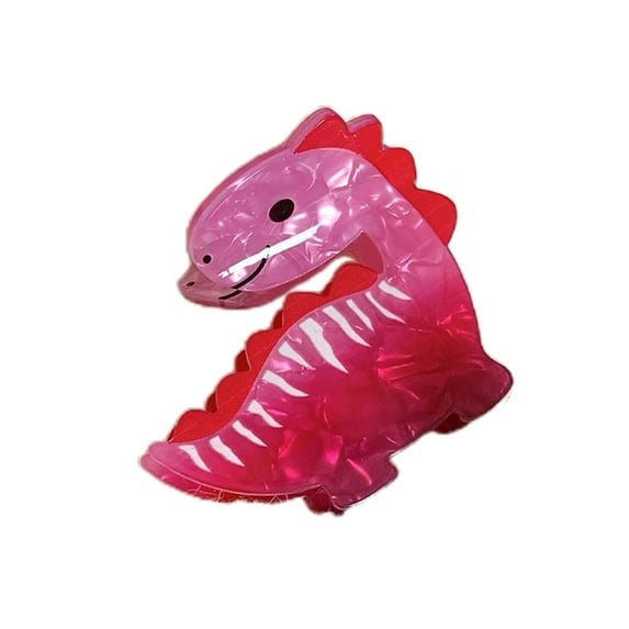 Acrylic Hair Clips Funny Dinosaurs Hair Catch Barrette Large Hair Clips Nonslip Strong Hold Hair Accessories