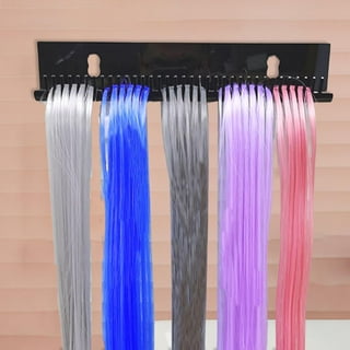 Acrylic Extension Holder for Styling Hair Styling Tool Hair Hanger, Sturdy Rack  Holder to Hold, Display, Durable Sectioning Display Braiding Hair Separator  Stand for Hair Salon Home 
