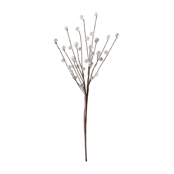Acrylic Handmade Christmas Tree Insert Craft, DIY Clear Crystal Floral Berry Spray Branches Decor, Festive Ornament for Home Party Display